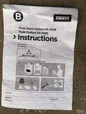Thule rapid system for sale  SUTTON COLDFIELD
