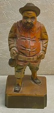 Hand carved painted for sale  Burlington