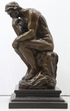 Bronze sculpture thinker for sale  UK