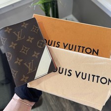 Louis Vuitton Monograma Capa Passaporte Livro Revestido "LV" Lona / Laranja Conjunto Completo comprar usado  Enviando para Brazil