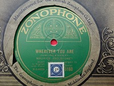 MAURICE AND SYDNEY - Wherever You Are / Back To Old Nebraska 78 rpm disc (A+++) comprar usado  Enviando para Brazil