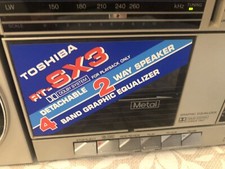 ++ MINT Toshiba RT-SX3 Mackenzie Boombox Radio Cassette No Disco Lite Sharp Jvc, usado comprar usado  Enviando para Brazil
