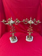 Paire chandeliers feux d'occasion  Le Grand-Lucé