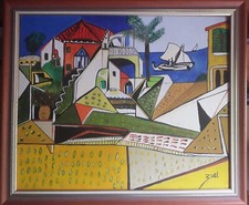 Zael mediterranean landscape d'occasion  Expédié en Belgium