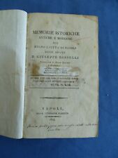 Abate rosselli memorie usato  Napoli