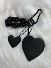 Bolsa Coração Negro charme Chaveiro FOB Chaveiro Bolsa Charme Pulseira Nova, usado comprar usado  Enviando para Brazil