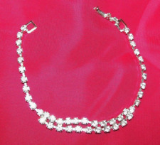 Women silvertone rhinestone for sale  Chicago