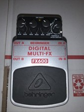Pedal de efeitos de guitarra Behringer Digital Multi-FX FX600 efeitos múltiplos, usado comprar usado  Enviando para Brazil