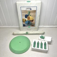 Usado, Caneca de madeira verde vintage Fiesta Ware Copco Sea Mist suporte estacionário para árvore comprar usado  Enviando para Brazil