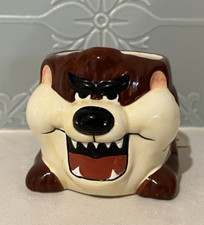 Caneca de cerâmica 3D vintage Warner Bros Looney Tunes 'Taz Devil' - Aplausos 1989 RARA comprar usado  Enviando para Brazil
