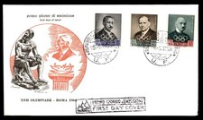 Mayfairstamps San Marino FDC 1959 Jogos Olímpicos Masculinos Combo Capa Primeiro Dia aat_75 comprar usado  Enviando para Brazil