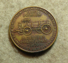 SAN FRANCISCO CALIFÓRNIA PETER SCHUTTLER PIONEER WAGON WORKS TOKEN comprar usado  Enviando para Brazil