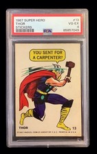 Usado, 1967 Marvel Super Hero #13 Thor; 1º ano EUA Avengers adesivo PSA 4 (CENTRADO) comprar usado  Enviando para Brazil