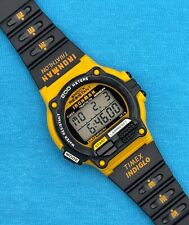 1994 Vintage Timex Ironman Relógio de Triatlo Resistente a Choques 200M - AMARELO - LEIA! comprar usado  Enviando para Brazil
