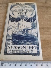 1914 australia england for sale  UK
