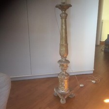 Candeliere dorato antico usato  Genova
