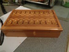 Wooden cigarette box for sale  ROMFORD