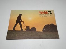 webb mower for sale webb mower for sale BICESTER