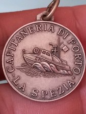 Medaglia argento capitaneria usato  Massa