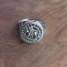 Bague chevalière templiers d'occasion  Naucelle