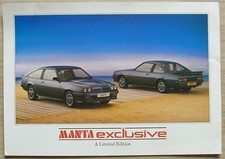 Opel manta exclusive d'occasion  Expédié en Belgium