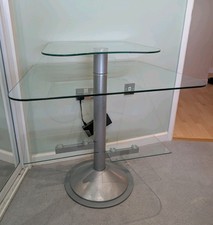 Glass desk heavy for sale  LEEDS