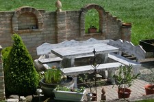 Gartenmöbel set massiv gebraucht kaufen  Königsmoos