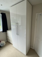 Gloss white ikea for sale  SUTTON COLDFIELD