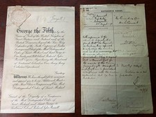 Kgv signatures ephemera for sale  COVENTRY