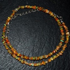 Colar incrível com miçangas opala etíope maravilhosa grau superior 56,00 cts VK 06 E670 comprar usado  Enviando para Brazil