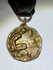 Medaglia fanteria. 1915 usato  Roma