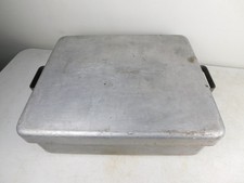 Panela e tampa vintage Cowboy Cooker HD 20x16x7 Wear-Ever alumínio acampamento assador 4493/4492 comprar usado  Enviando para Brazil