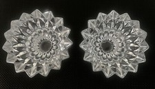 Pair glass candle for sale  UK