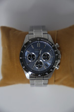 ÓTIMO ESTADO SEIKO Spirit SBTR027 relógio cronógrafo azul claro aço inoxidável, caixa comprar usado  Enviando para Brazil