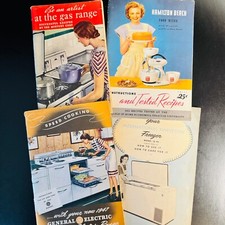 (4 livretos) Batedeira Hamilton Beach, Faixa GE, Faixa a Gás, Freezer IH MAIS Receitas, usado comprar usado  Enviando para Brazil
