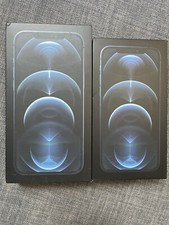 Conjunto de 2 caixas vazias apenas Apple Iphone 12 Pro e iPhone 12 Pro Max azul Pacífico, usado comprar usado  Enviando para Brazil