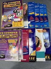 Lote de etiquetas Ultimate CD & Jewel Case Avery CD Stomper Pro Case inserções Memorex comprar usado  Enviando para Brazil