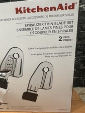 Acessório KitchenAid conjunto de lâmina fina para espiralizador acessório suporte mixer novo, usado comprar usado  Enviando para Brazil