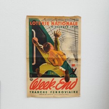 Affiche loterie nationale d'occasion  Theix