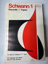 Schwann record tape for sale  Yachats