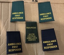 Ambulance epaulettes for sale  PORTSMOUTH