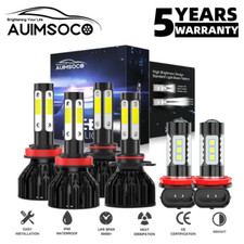 Kit de bombillas antiniebla de haz alto/bajo faros LED 6000 k para Toyota Avalon 2011-2012 segunda mano  Embacar hacia Mexico