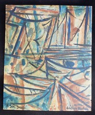 Original vintage abstract for sale  LINCOLN