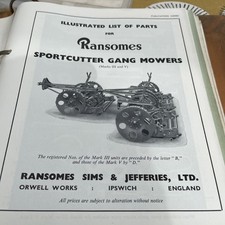 Ransomes sportscutter gang for sale  HITCHIN