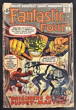 Fantastic Four #8 (Marvel Comics novembro de 1962) Leia a descrição Ver fotos comprar usado  Enviando para Brazil