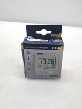 TFA Dostmann 60.2545 Cyfrowy budzik radiowy - srebrny z aluminiowym frontem, używany na sprzedaż  PL
