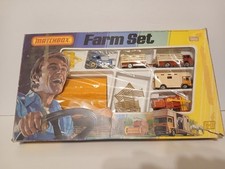 Vintage 1979 Matchbox Farm Set G-6 Trator Combinar Celeiro Cerca Disco Reboque  comprar usado  Enviando para Brazil