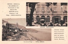 Cpa menton hotel d'occasion  Claira