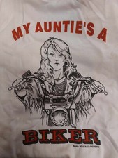Aunties biker slogan for sale  LEAMINGTON SPA
