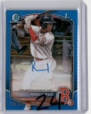 2025 BOWMAN CHROME 1ST HAROLD RIVAS REFRATOR AZUL AUTOMÁTICO /150 , usado comprar usado 2025 BOWMAN CHROME 1ST HAROLD RIVAS REFRATOR AZUL AUTOMÁTICO /150 , usado comprar usado  Enviando para Brazil